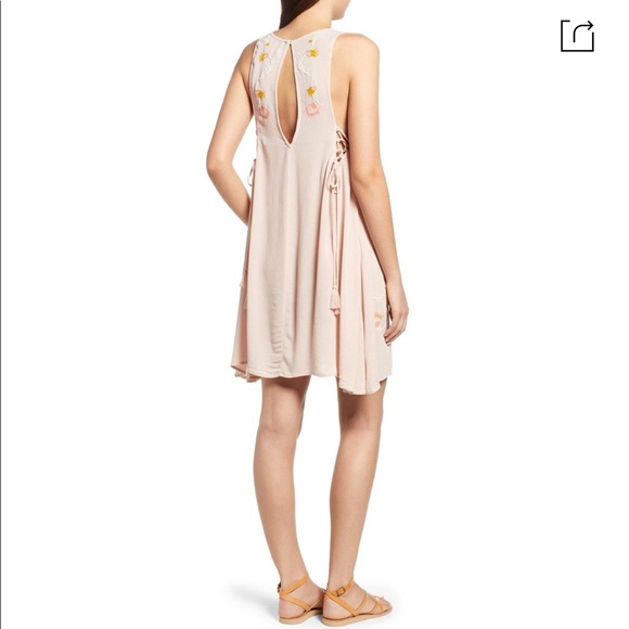 Free People Adelaide Festival Slip Dress in Rose/Blush Combo - Picture 7 of 16